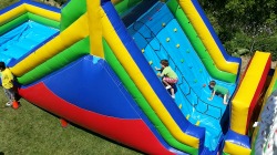 52ft.Obstacle Course w/Climbing Wall