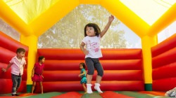 bouncy castle summer 1721748289 Rock Climbing Birthday Party $350