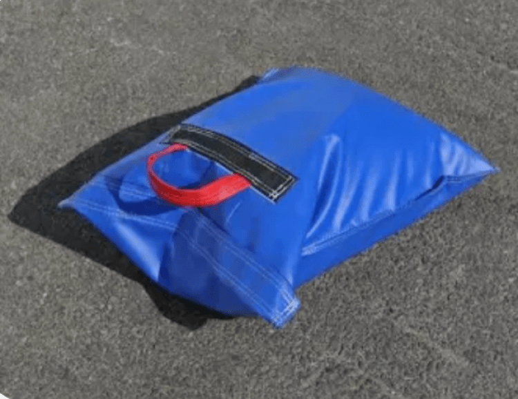 Sandbag for indoor events